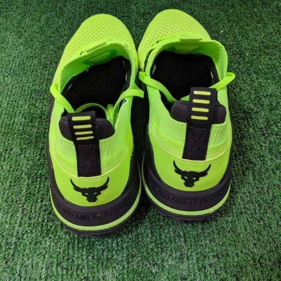 Under Armour Project Rock 4 Training Shoes Green 3023695-303 Men’s Size 11 - Picture 5 of 8